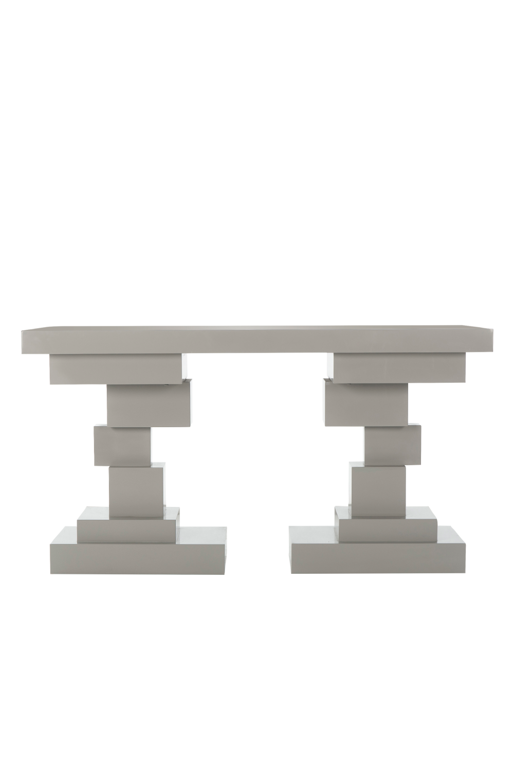 Gray Cubist Console Table | Andrew Martin Morgan | Woodfurniture.com