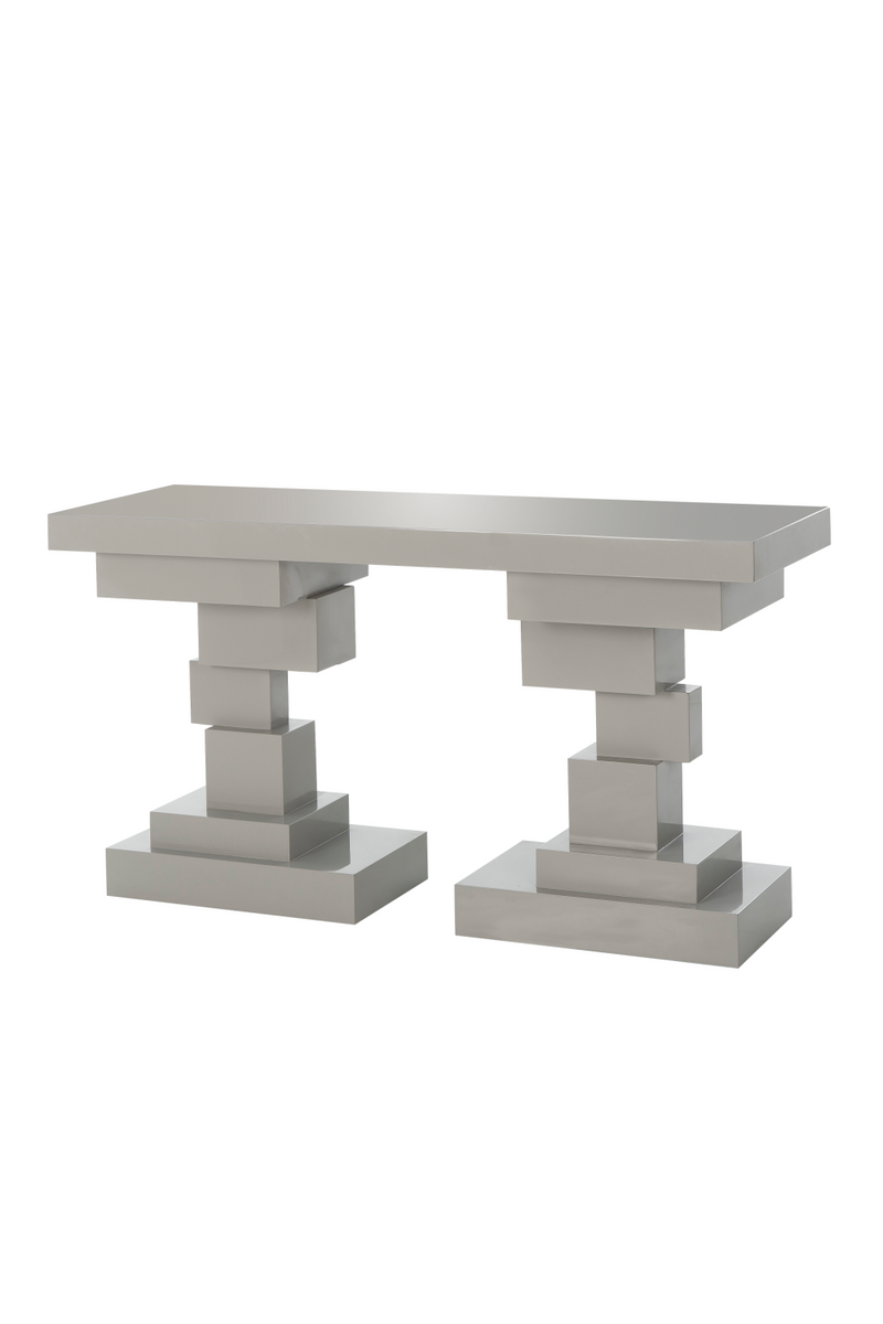 Gray Cubist Console Table | Andrew Martin Morgan | Woodfurniture.com