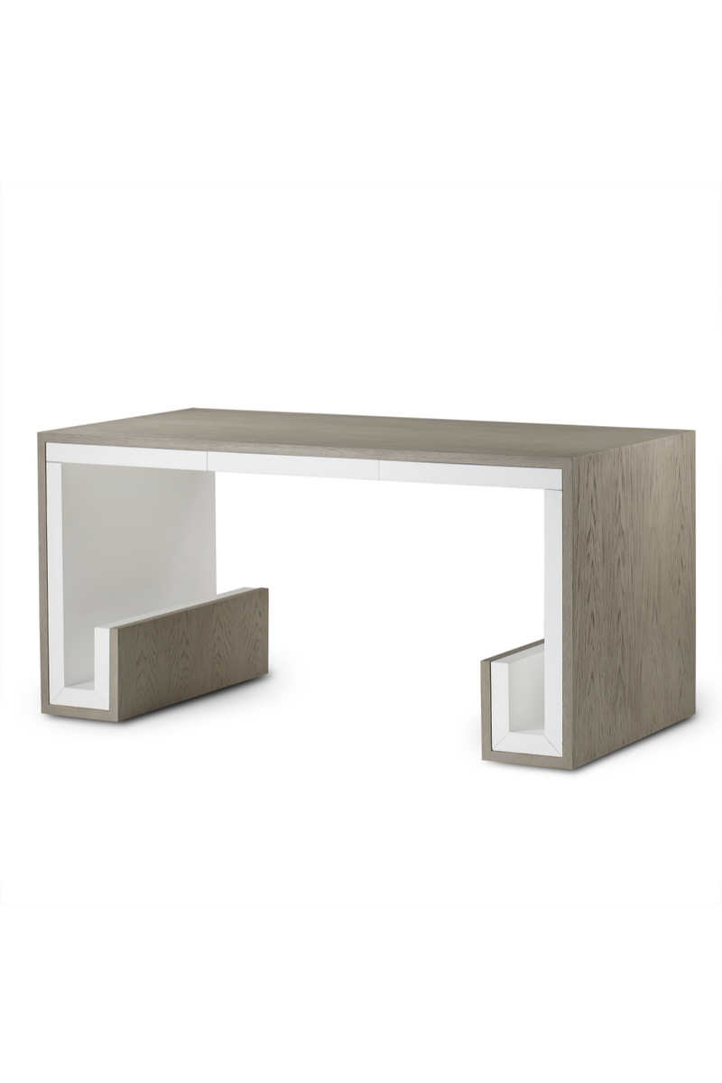 Two-Toned Contemporary Desk | Andrew Martin Danny | Woodfurniture.com