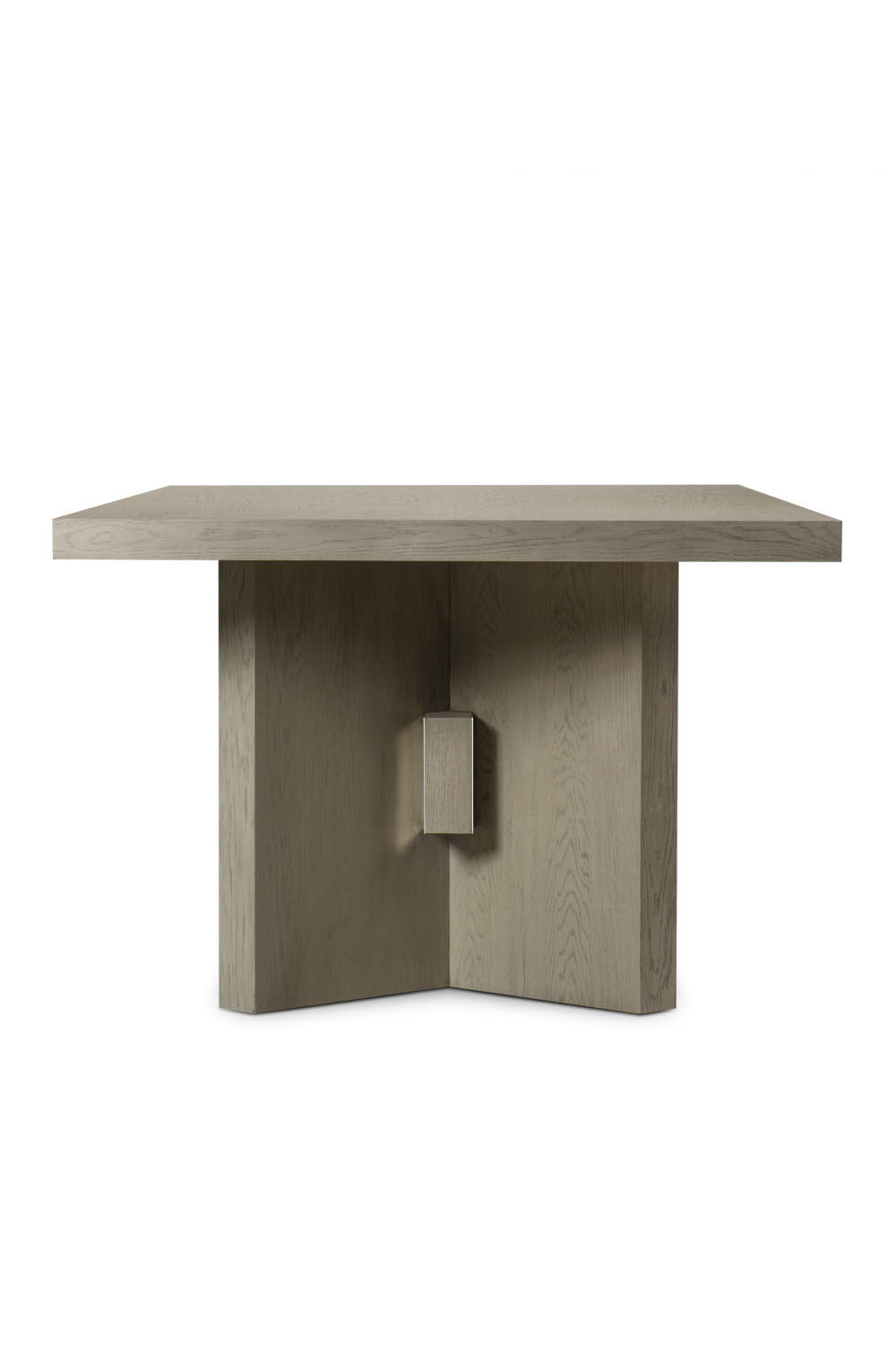 Taupe Oak Modern Dining Table | Andrew Martin Calvin | Woodfurniture.com