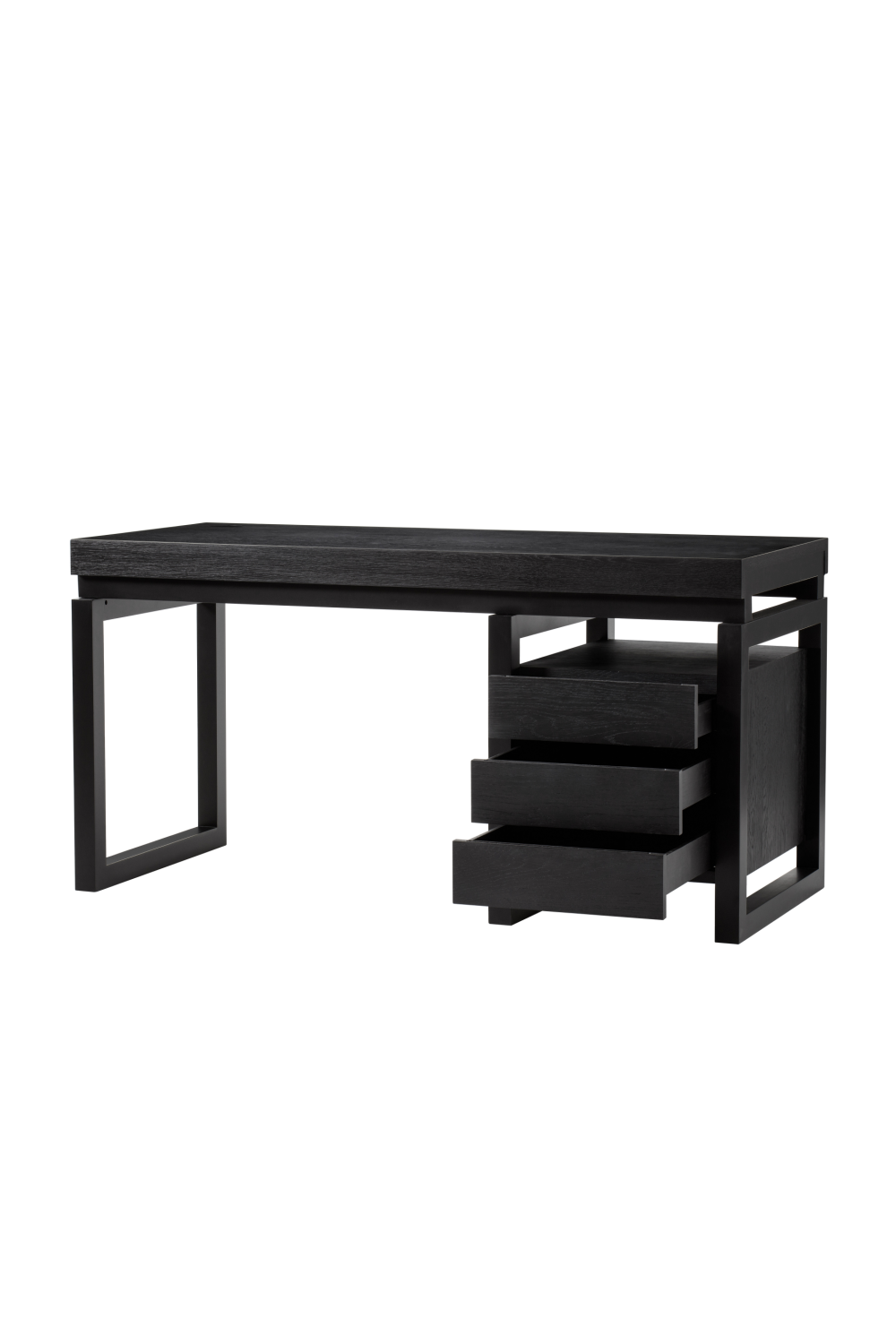 Black Wooden Office Desk | Andrew Martin Forbes | Woodfurniture.com