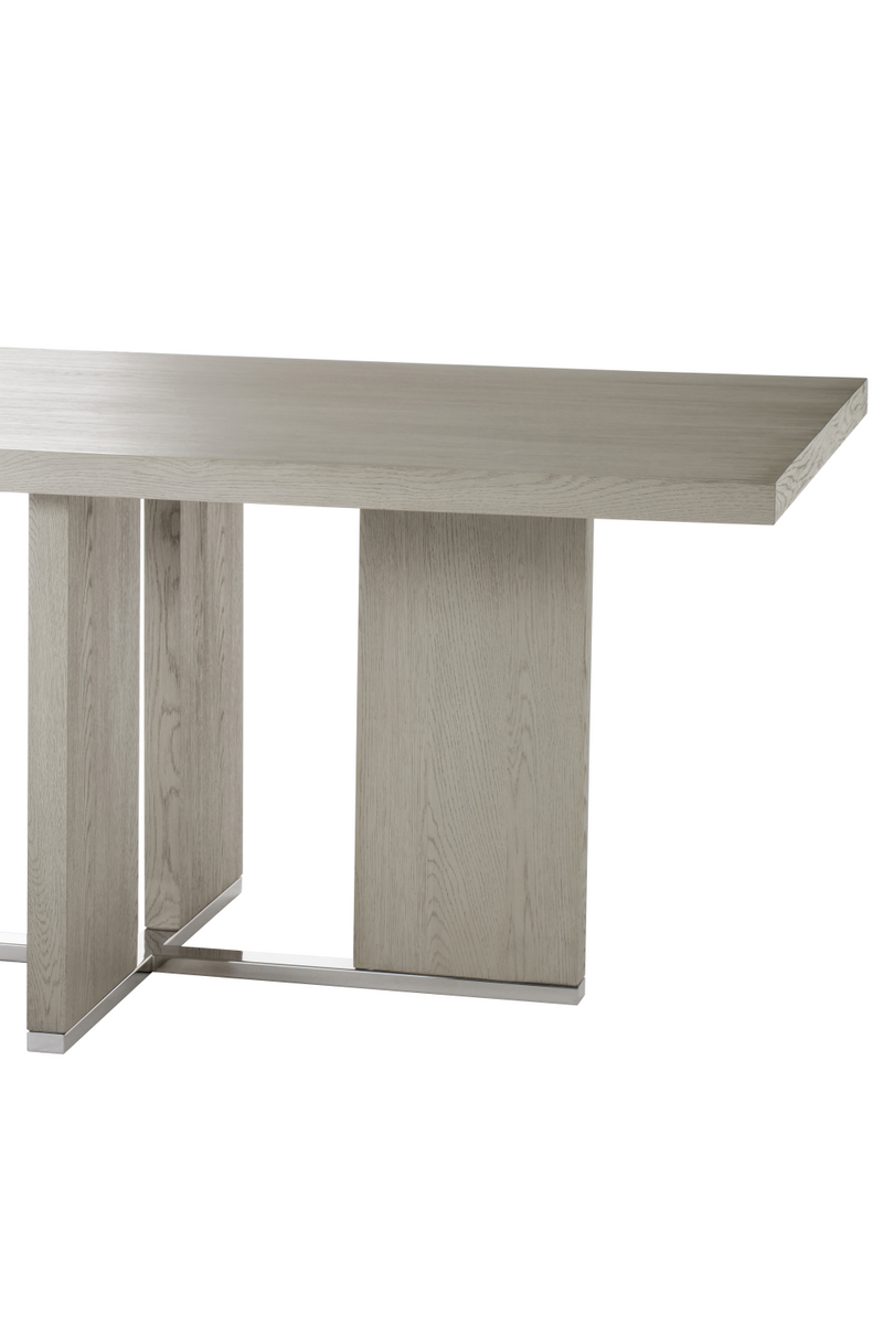 Contemporary Oak Dining Table | Andrew Martin Calvin Cross | Woodfurniture.com