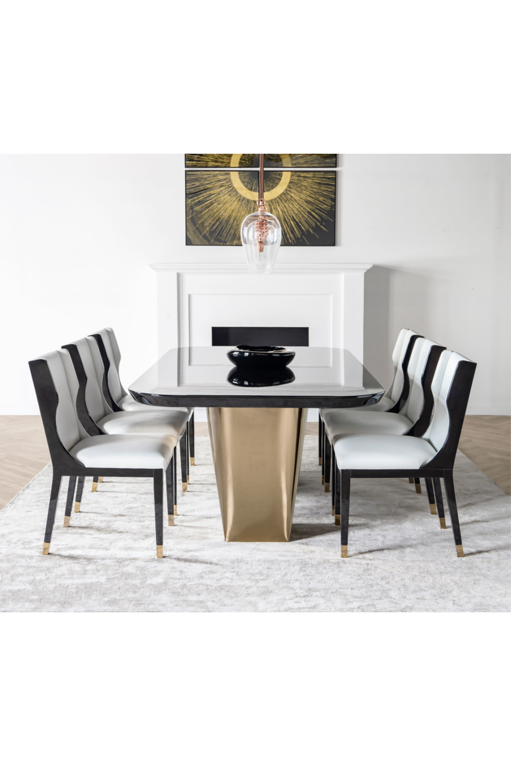 Modern Art Deco Dining Chair | Andrew Martin Taylor | Oroatrade.com