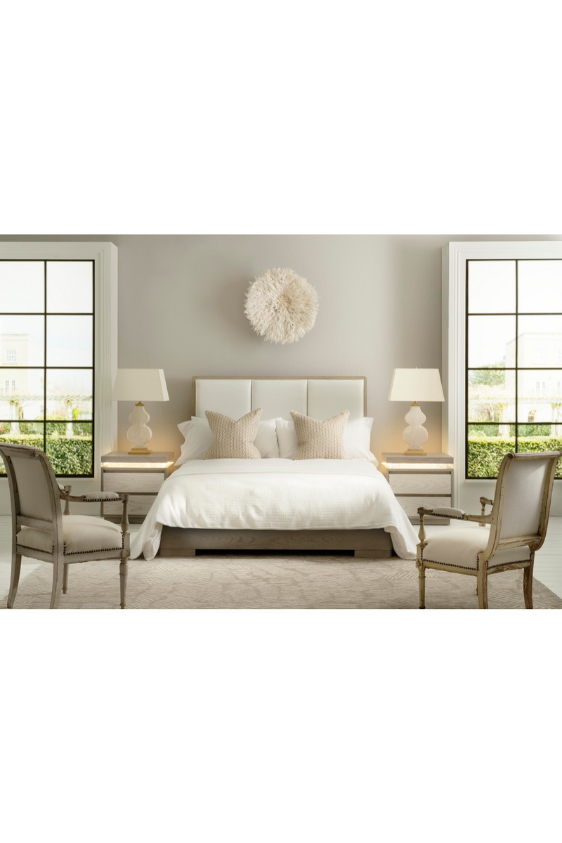 Gray Oak Bedside Table | Andrew Martin Newman | Woodfurniture.com