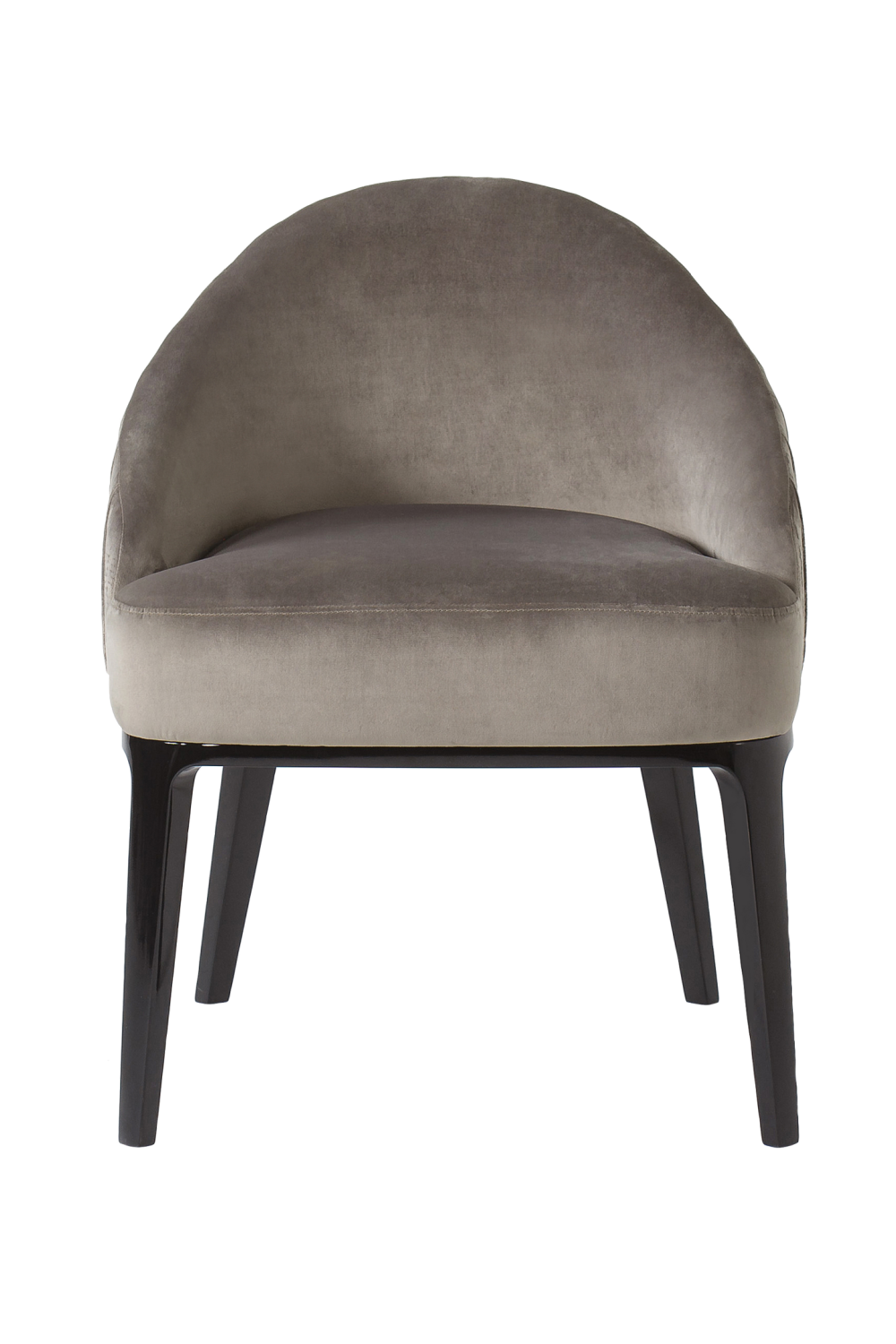 Gray Upholstery Low-Back Dining Chair | Andrew Martin Cersie | Woodfurniture.com