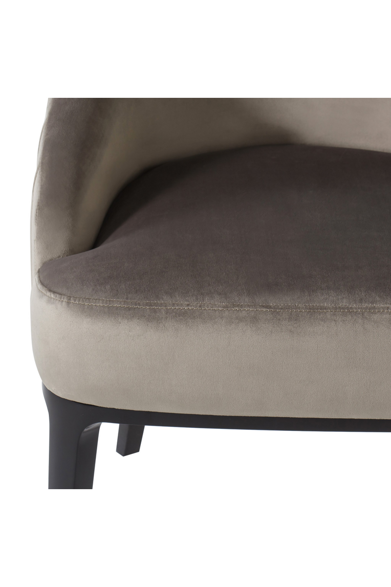 Gray Upholstery Low-Back Dining Chair | Andrew Martin Cersie | Woodfurniture.com