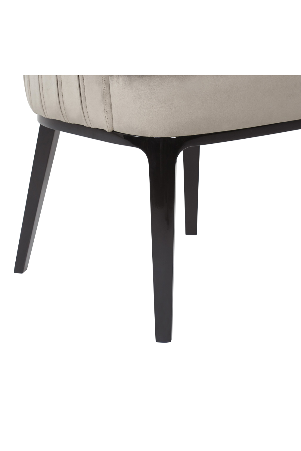 Gray Upholstery Low-Back Dining Chair | Andrew Martin Cersie | Woodfurniture.com