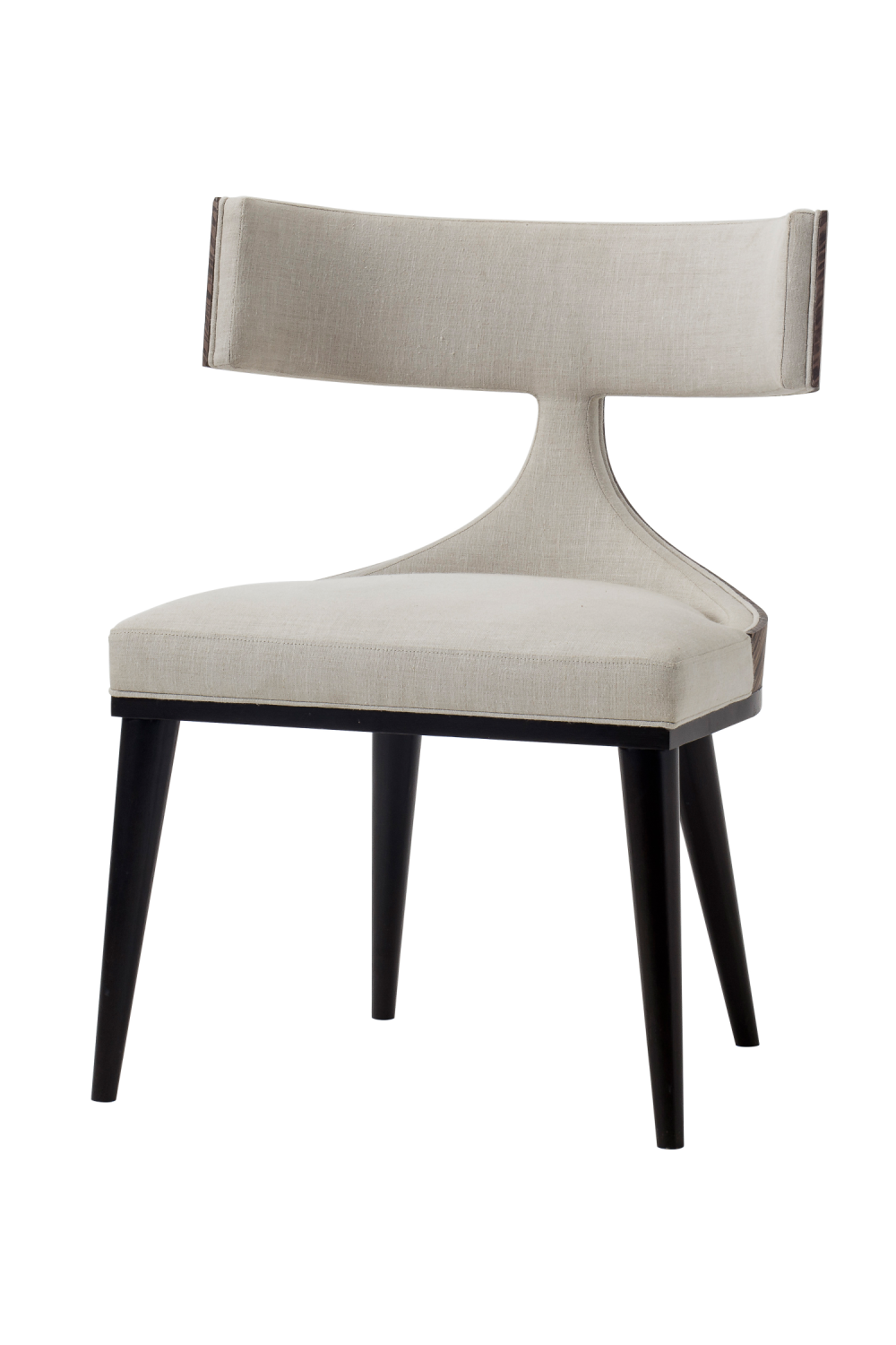 Ivory Hourglass Dining Chair | Andrew Martin Oscar | Woodfurniture.com