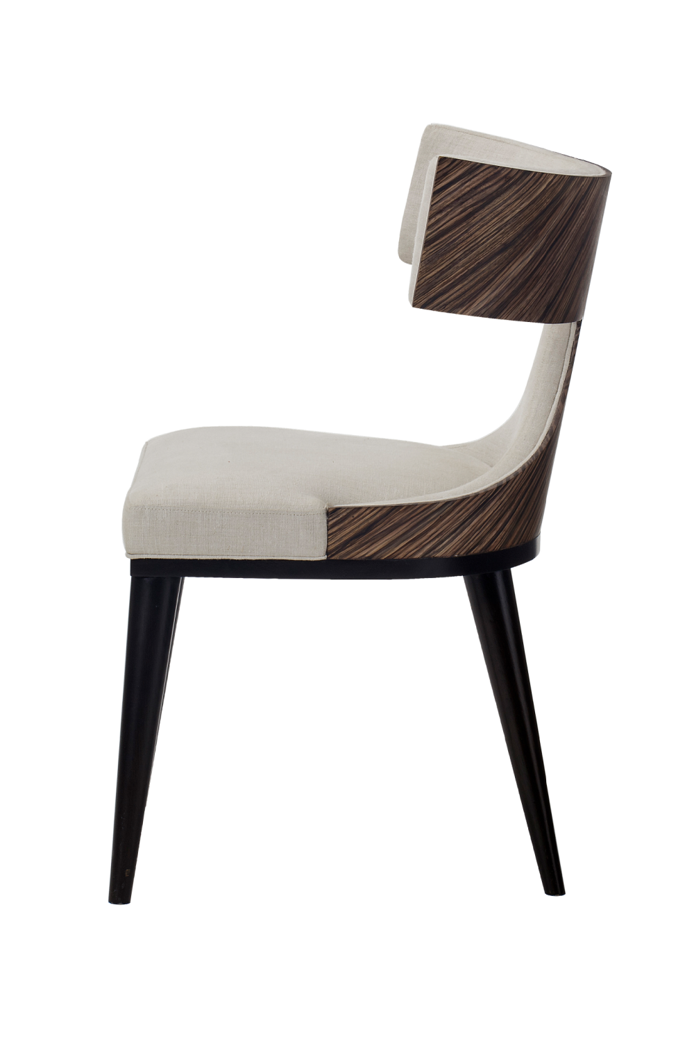 Ivory Hourglass Dining Chair | Andrew Martin Oscar | Woodfurniture.com