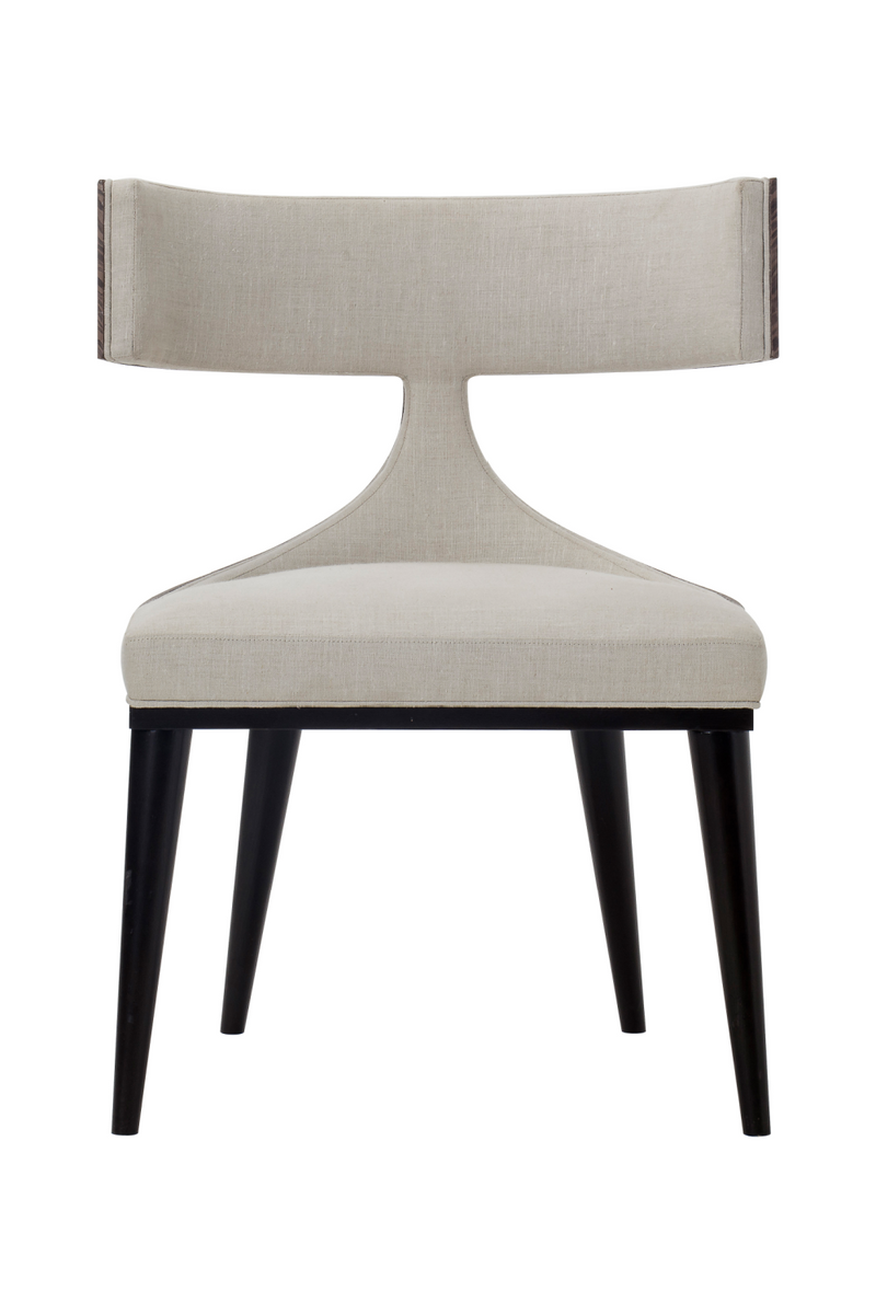 Ivory Hourglass Dining Chair | Andrew Martin Oscar | Woodfurniture.com