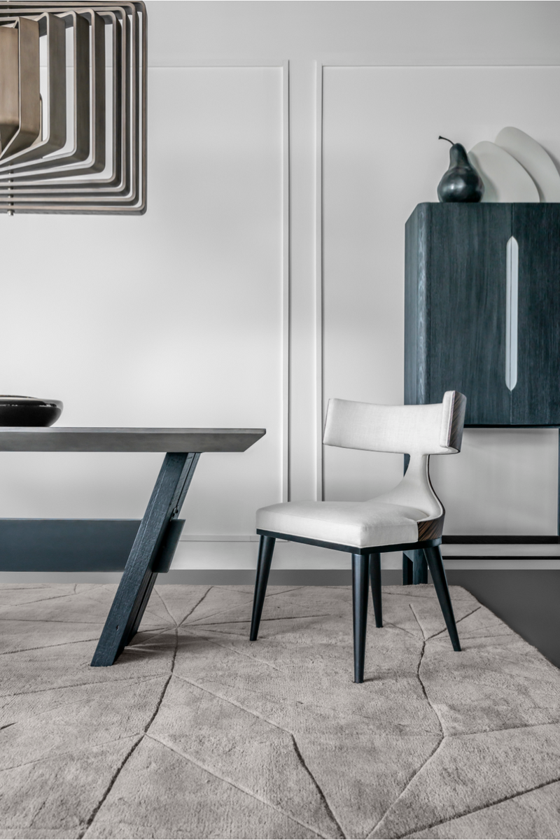 Ivory Hourglass Dining Chair | Andrew Martin Oscar | OROATRADE