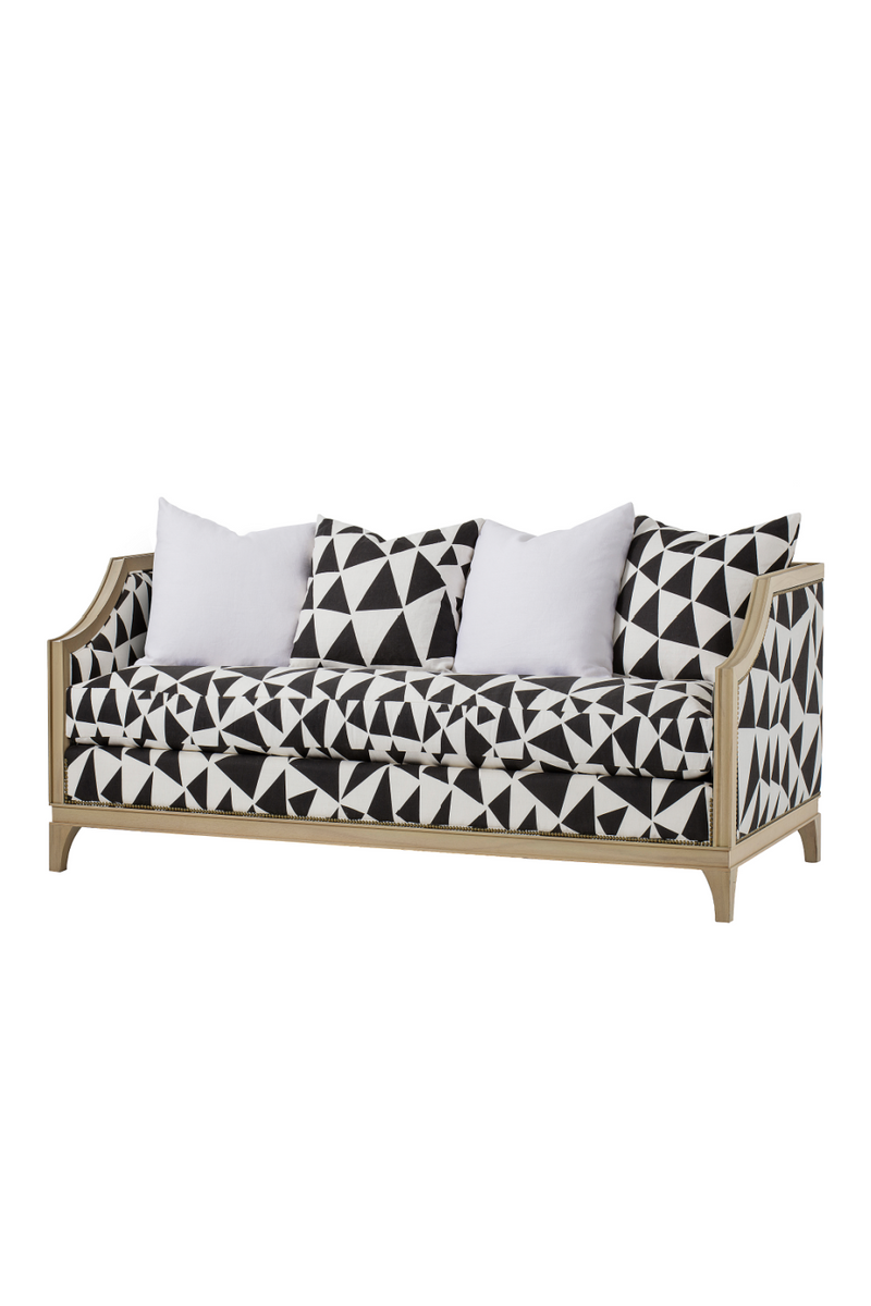 Geometric Pattern Upholstered Sofa | Andrew Martin Henry | Woodfurniture.com