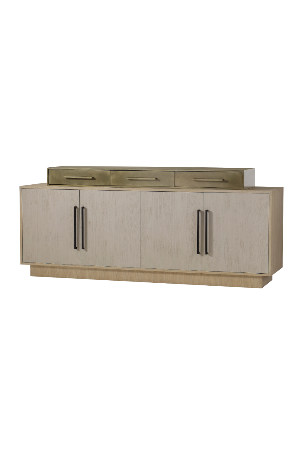 Two-Toned Ash Four Door Sideboard | Andrew Martin Louis  | Woodfurniture.com