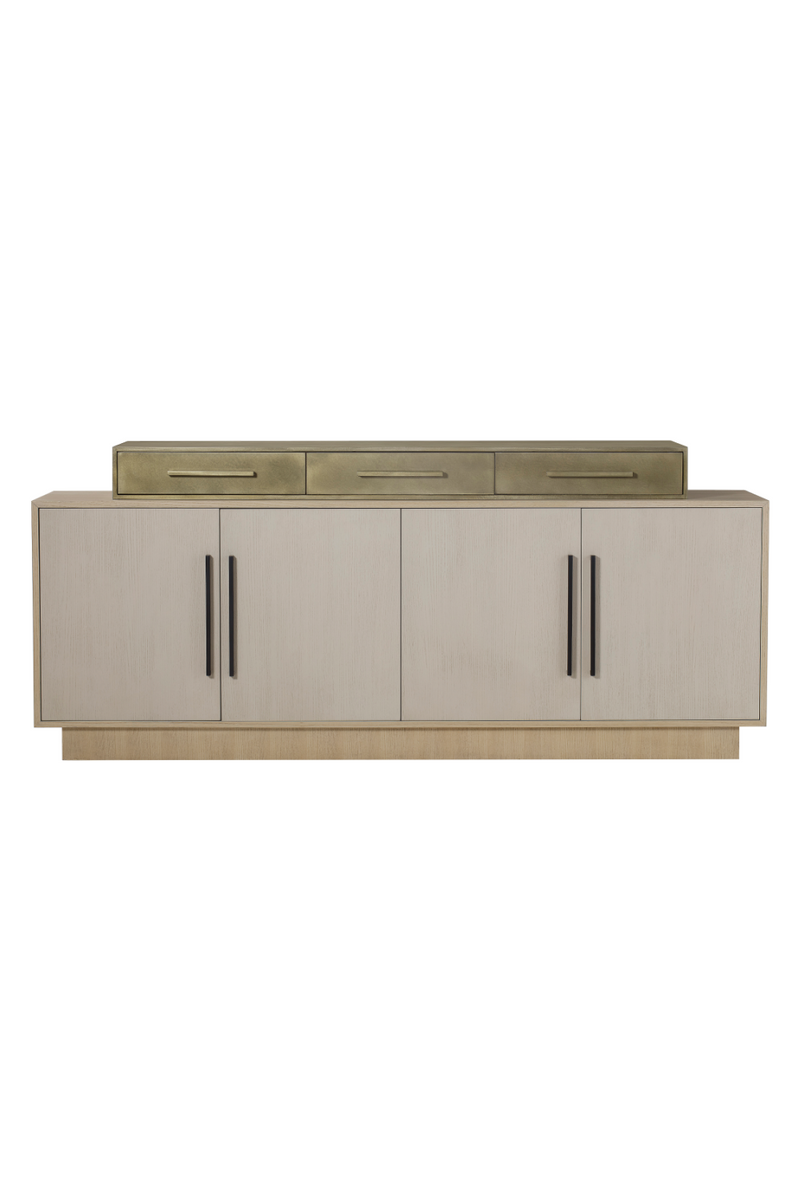 Two-Toned Ash Four Door Sideboard | Andrew Martin Louis  | Woodfurniture.com