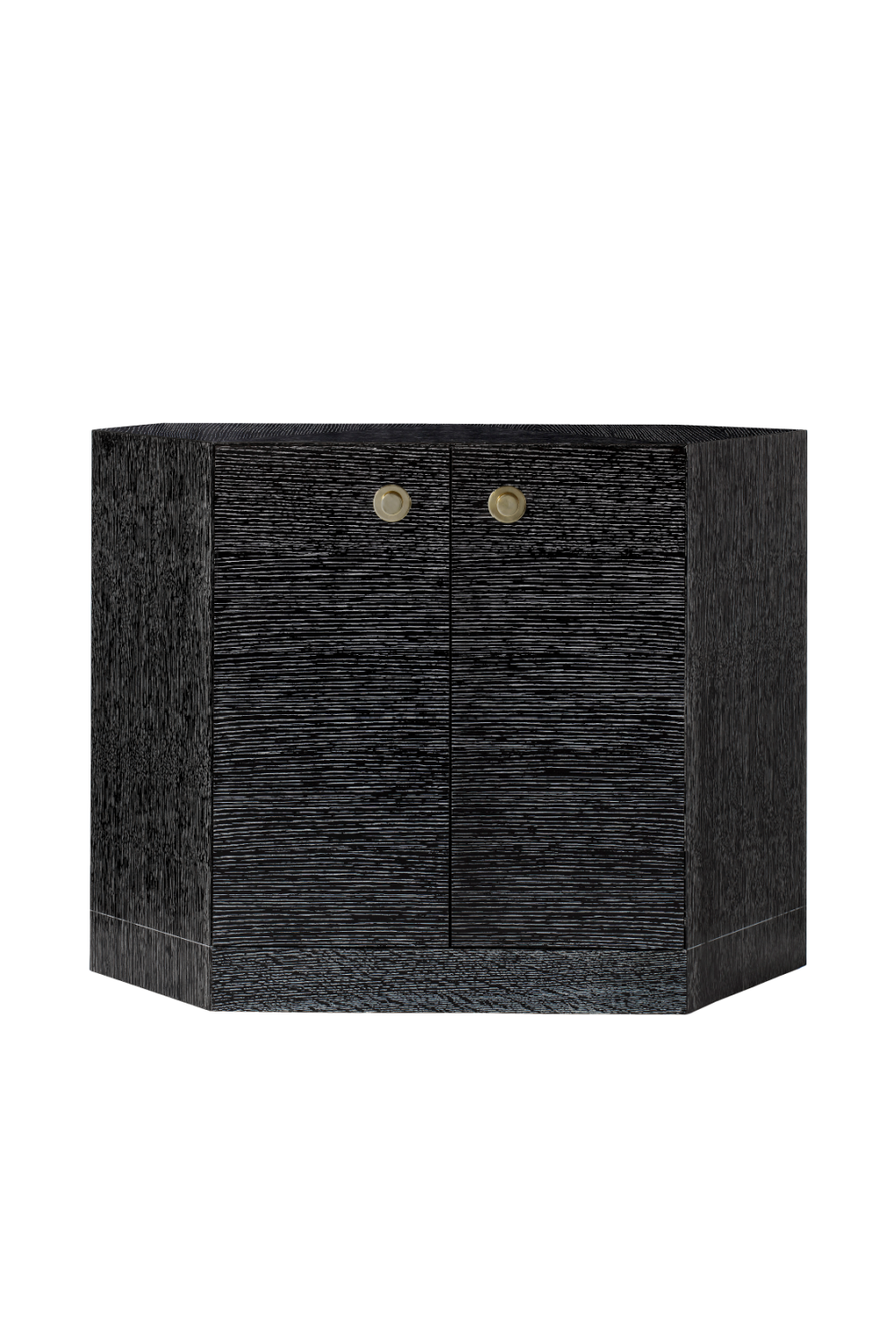 Cerused Black Wood Two Door Sideboard | Andrew Martin Vergal | Woodfurniture.com