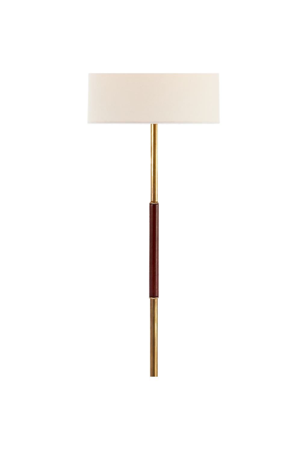 Elongated Linen Shade Floor Lamp | Andrew Martin Frankfort | Woodfurniture.com