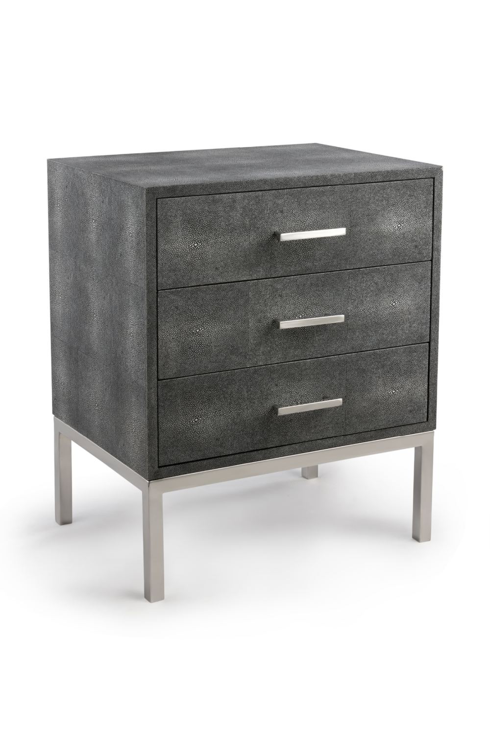 Gray Shagreen Side Chest | Andrew Martin Jasper | Woodfurniture.com