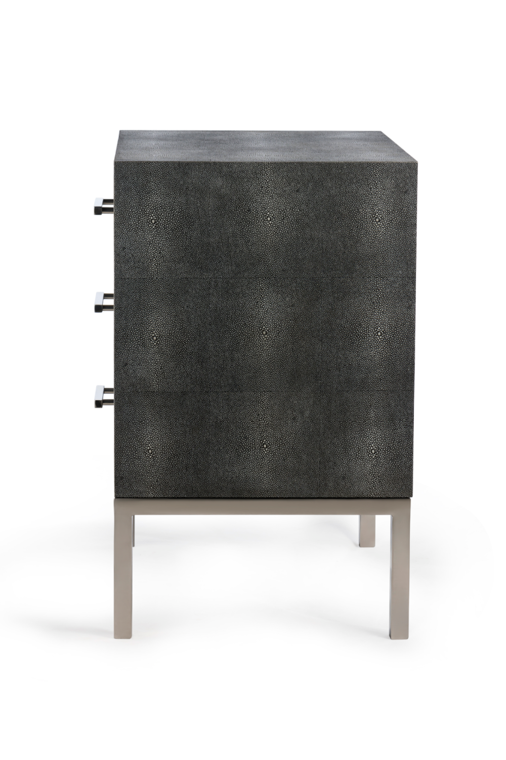 Gray Shagreen Side Chest | Andrew Martin Jasper | Woodfurniture.com