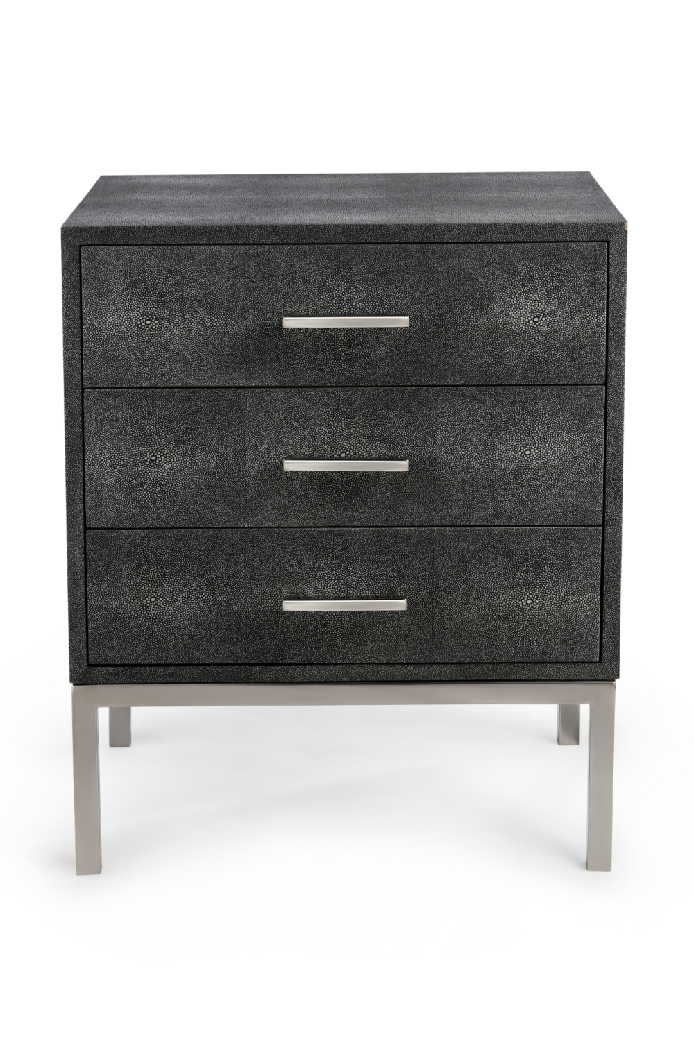 Gray Shagreen Side Chest | Andrew Martin Jasper | Woodfurniture.com