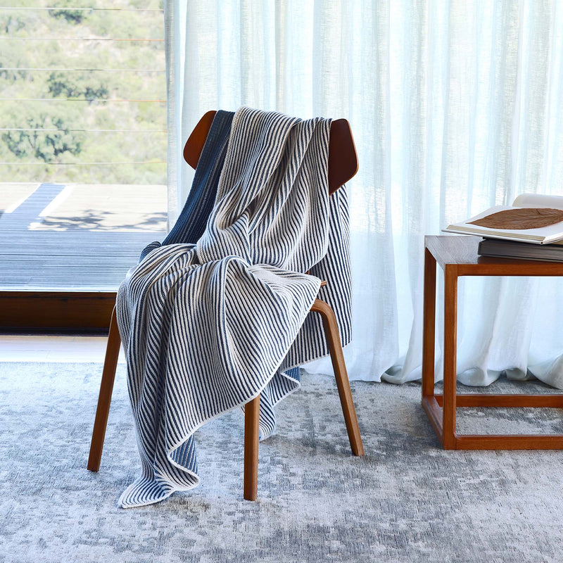Cotton Yarn Throw Blanket | Amalia Home Anamar | Woodfurniture.com