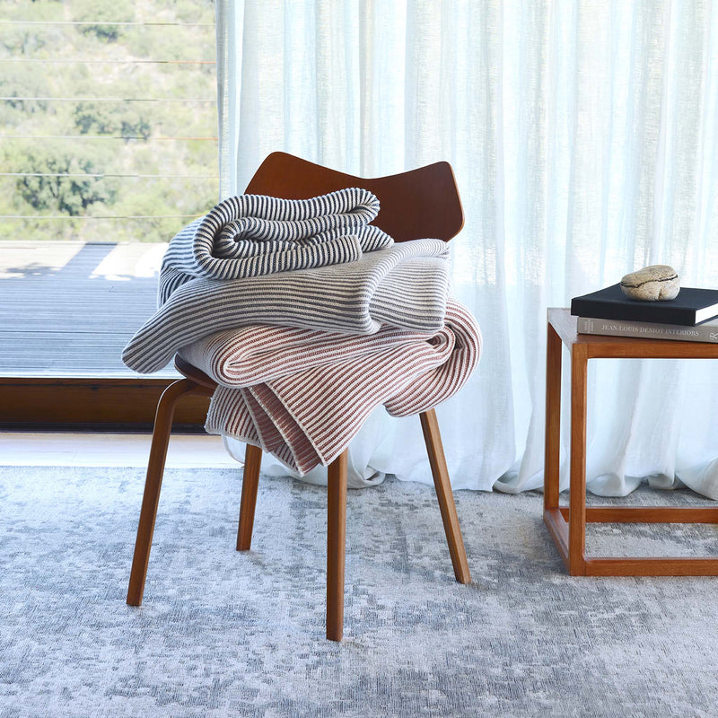 Cotton Yarn Throw Blanket | Amalia Home Anamar | Woodfurniture.com