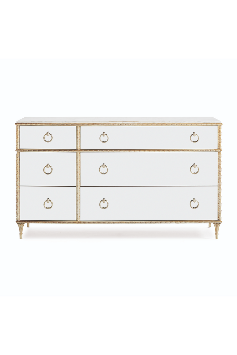 Vintage Style White Dresser | Caracole Double | Woodfurniture.com