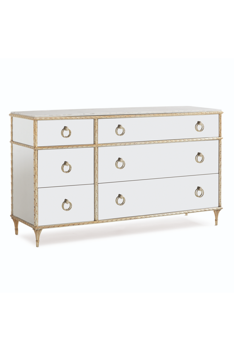 Vintage Style White Dresser | Caracole Double | Woodfurniture.com