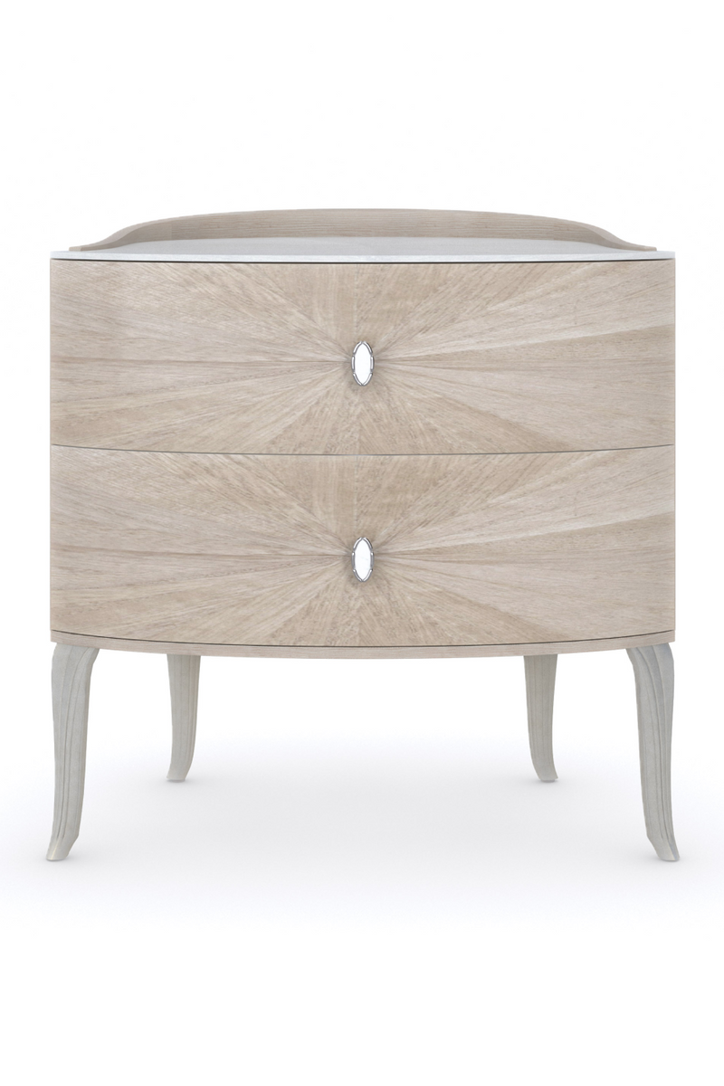 Modern Art Deco Nightstand | Caracole Lillian | Woodfurniture.com