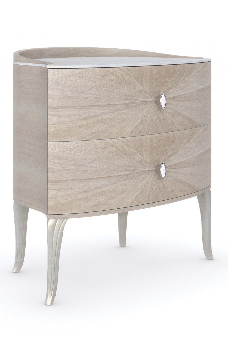 Modern Art Deco Nightstand | Caracole Lillian | Woodfurniture.com