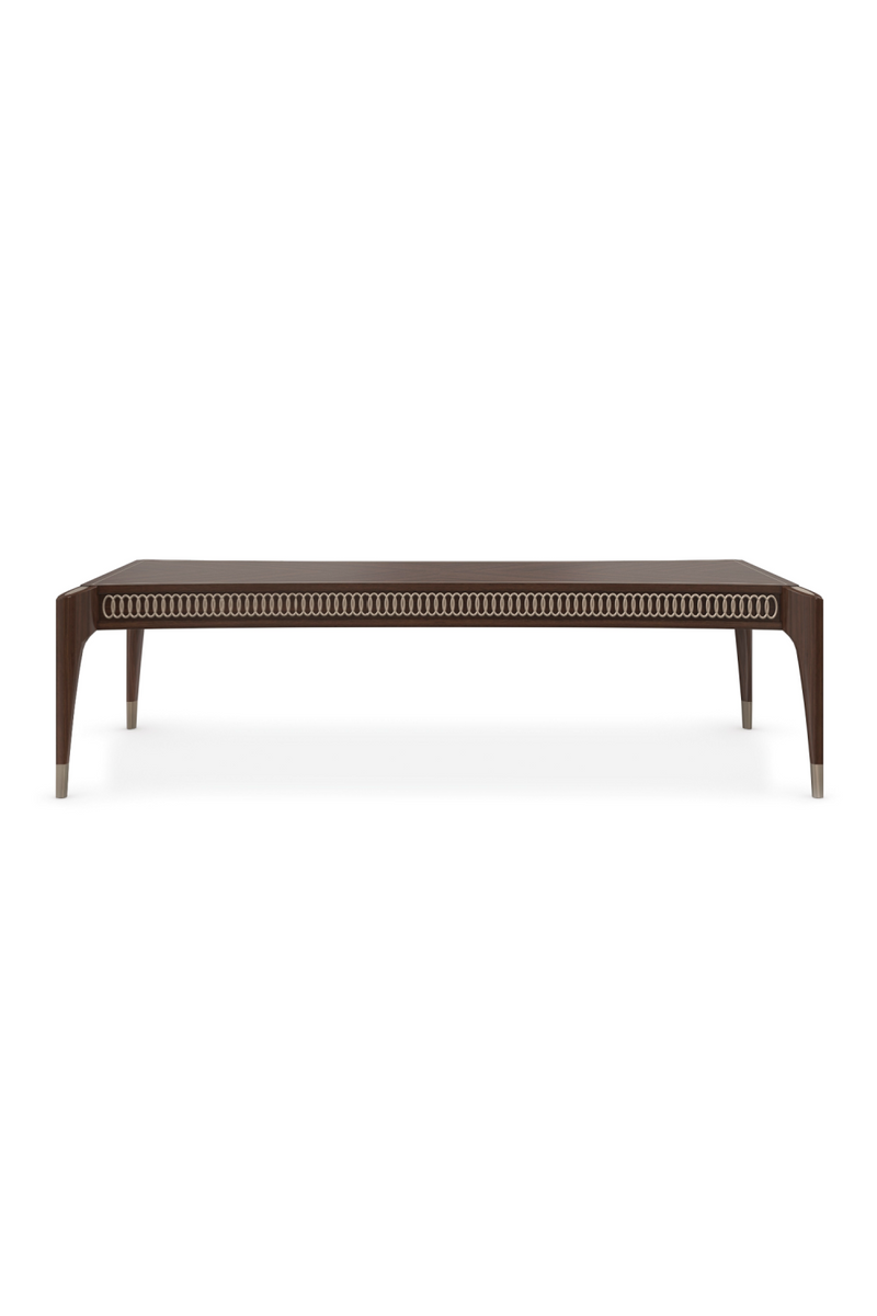 Brown Wooden Classic Coffee Table | Caracole The Oxford | Woodfurniture.com