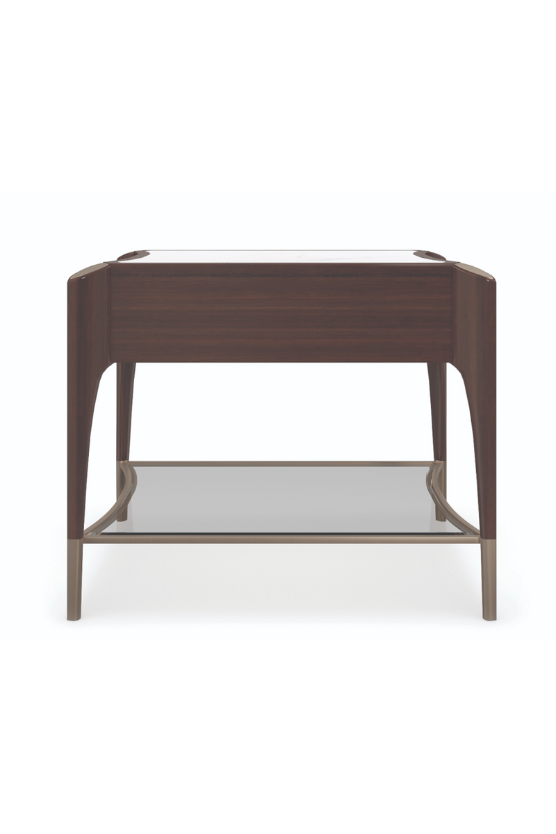 Rectangular Wooden Side Table | Caracole The Oxford | Woodfurniture.com