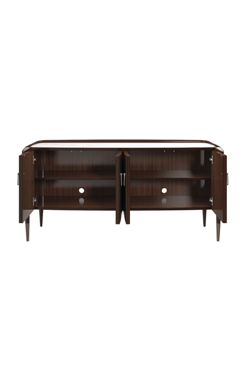Dark Brown Wooden Sideboard | Caracole The Oxford | Woodfurniture.com