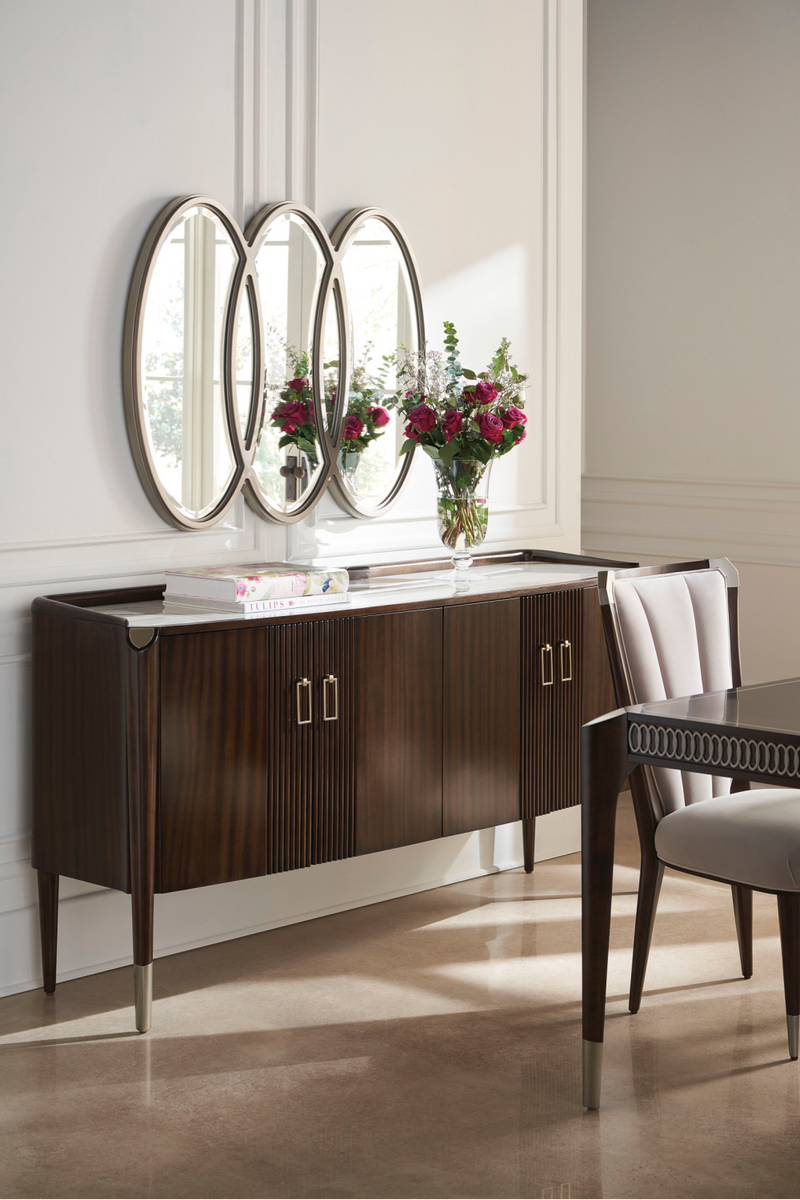 Dark Brown Wooden Sideboard | Caracole The Oxford | Woodfurniture.com