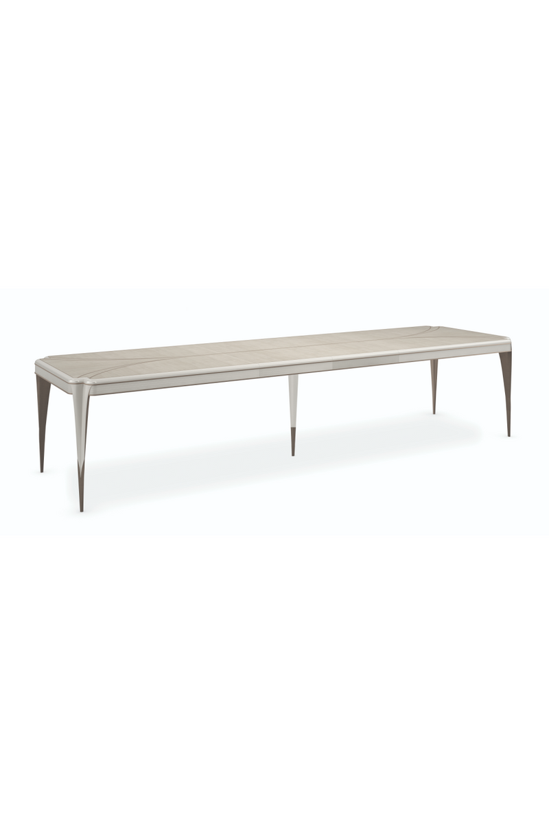 Silver Sandalwood Dining Table | Caracole Valentina | Woodfurniture.com