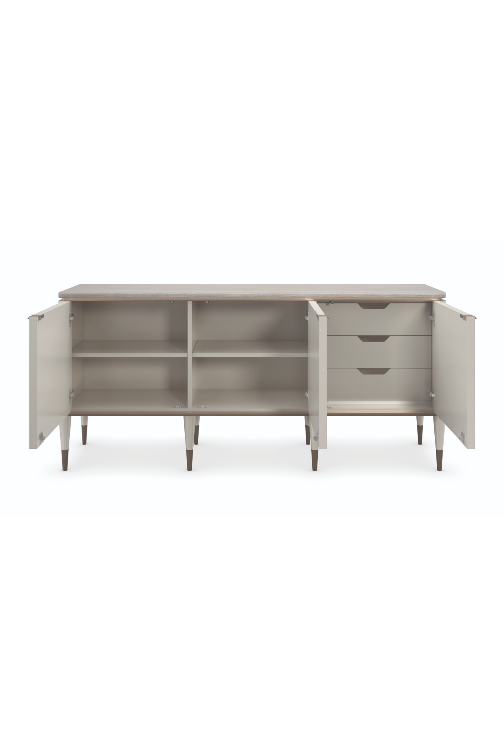 Matte Peral Wooden Sideboard | Caracole Valentina | Woodfurniture.com