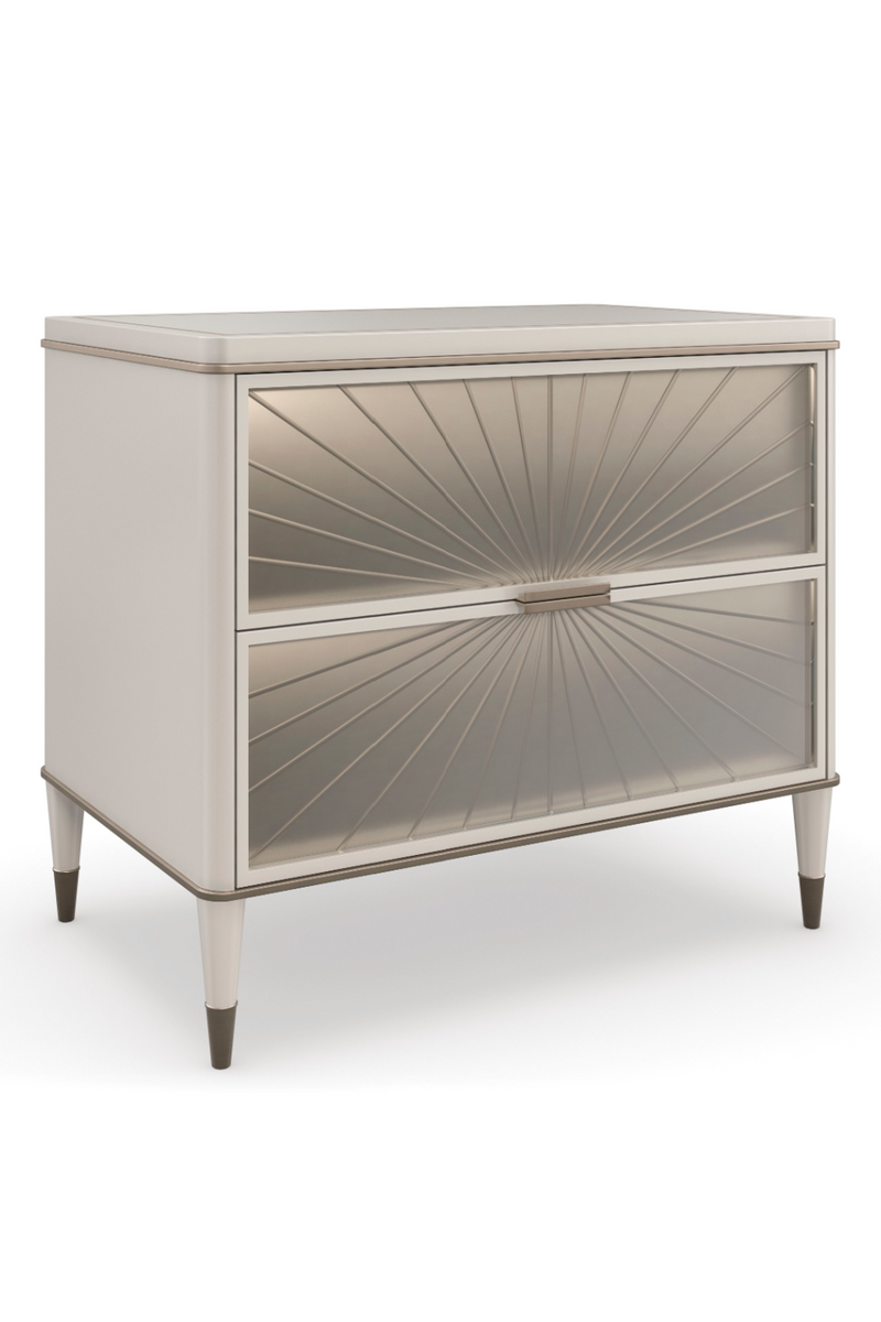 Mirrored Front Nightstand | Caracole Valentina | Woodfurniture.com