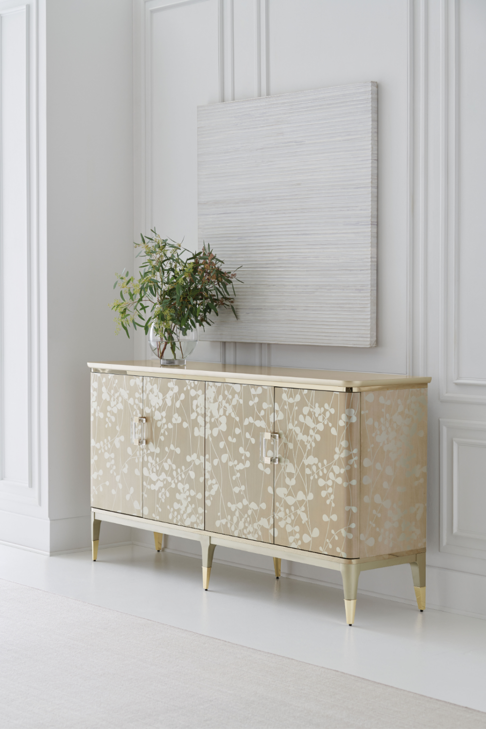 Gold Wooden Sideboard | Caracole Turn A New Leaf | Woodfurniture.com