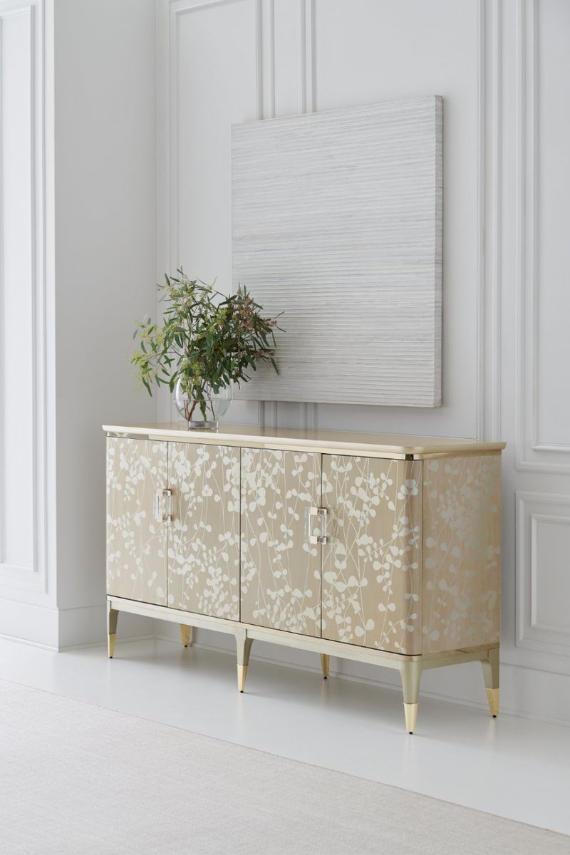 Gold Wooden Sideboard | Caracole Turn A New Leaf | Woodfurniture.com