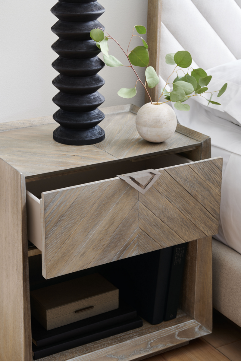 Ash Driftwood Rustic Nightstand | Caracole Earthly Delight | Woodfurniture.com
