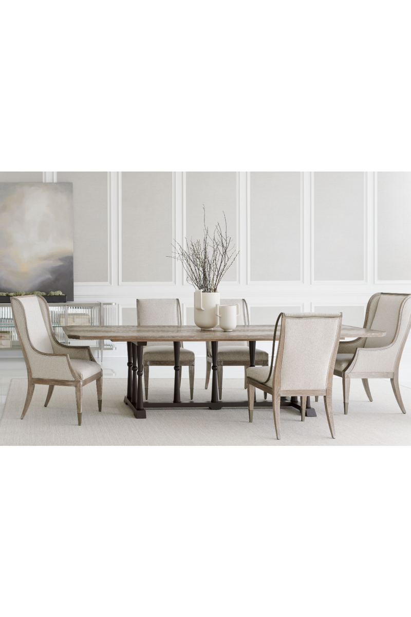 Ash Driftwood Classic Dining Table | Caracole Dinner Circuit 96 | Woodfurniture.com