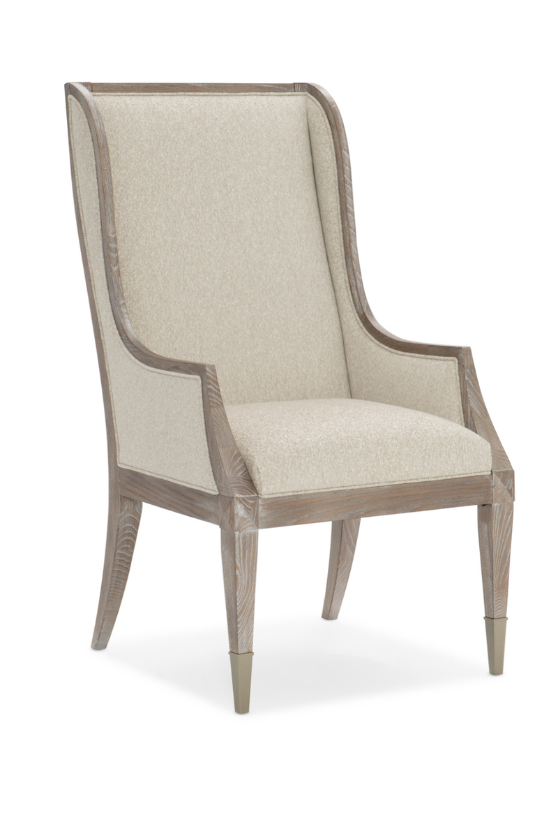 Ash Framed Accent Armchair | Caracole Open Arms| Woodfurniture.com