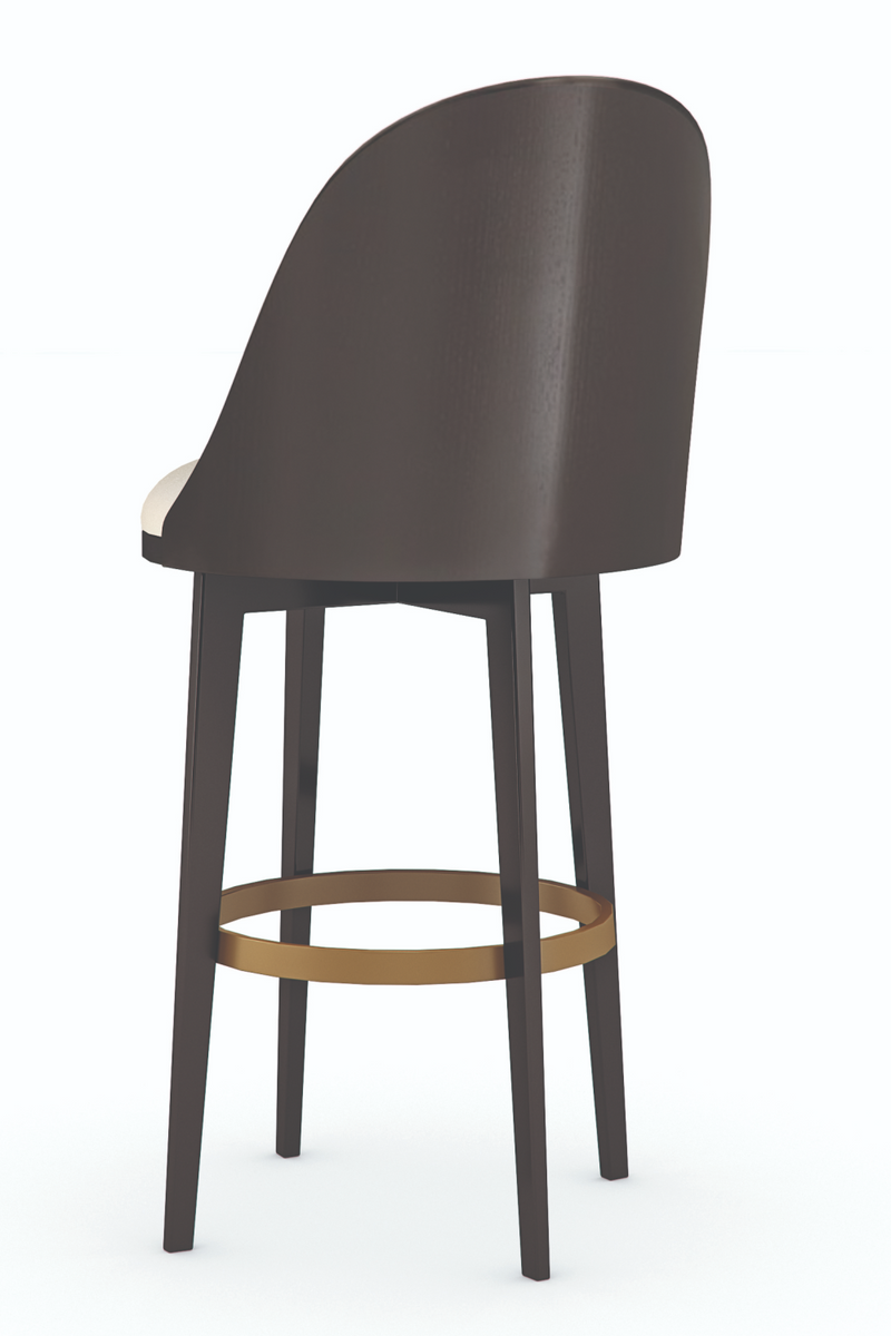 Vegan Leather Bar Stool | Caracole Another Round | Woodfurniture.com 