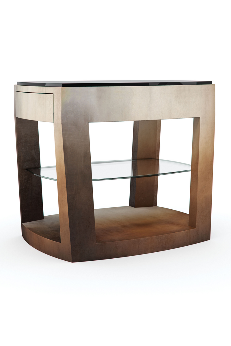 Ombre Leaf Side Table | Caracole Open Ended | Woodfurniture.com
