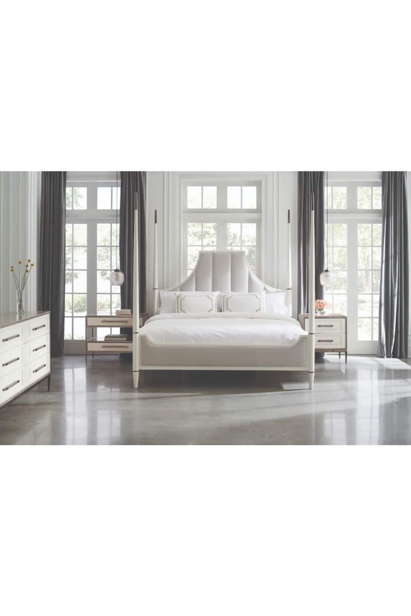 White Ceramic Dresser | Caracole Impressive | Woodfurniture.com 