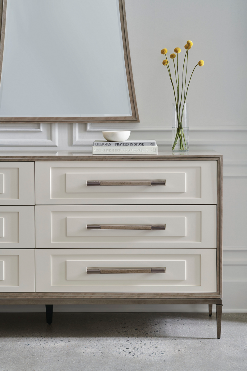 White Ceramic Dresser | Caracole Impressive | Woodfurniture.com 