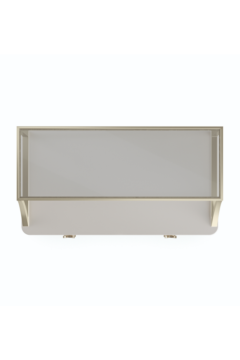 Cream Modern Nightstand | Caracole All Dolled Up | Woodfurniture.com