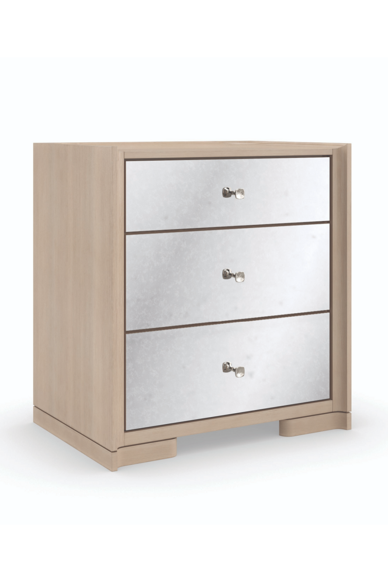 Mirrored Drawers Nightstand | Caracole In Your Dreams | Woodfurniture.com