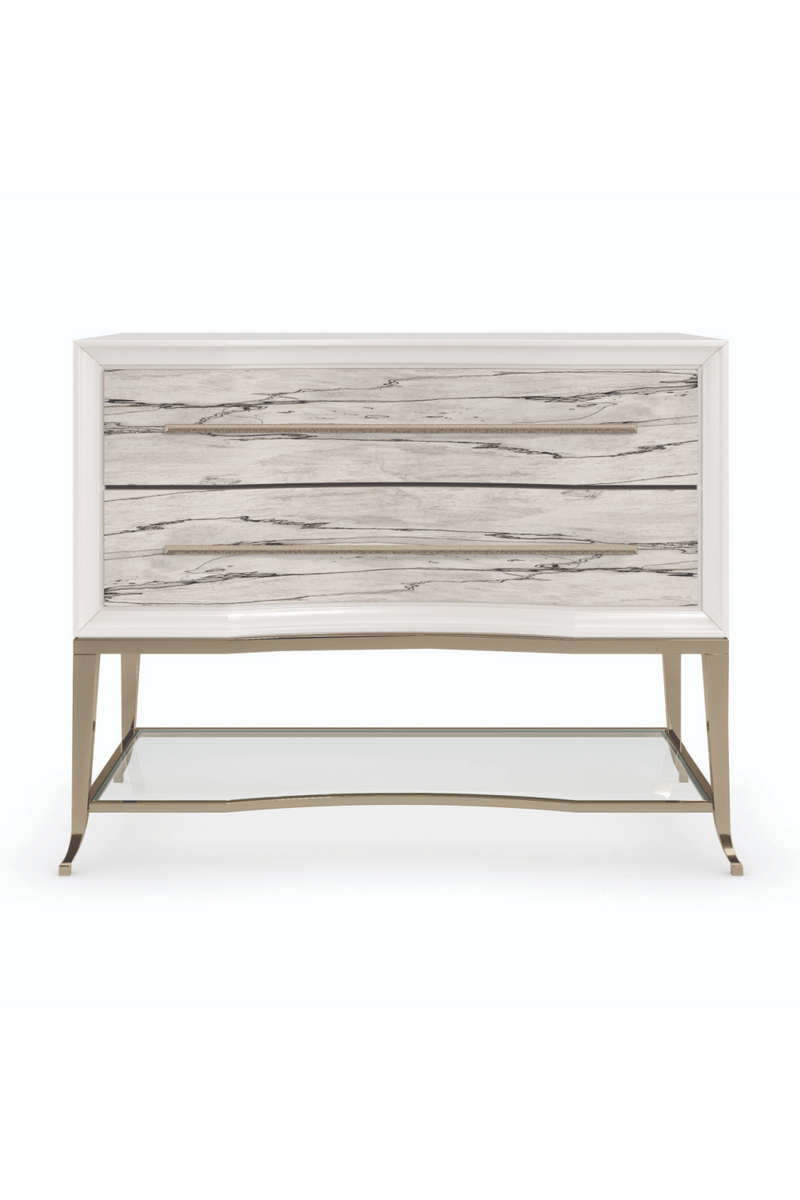 White Maple Nightstand | Caracole Natures Rhythm | Woodfurniture.com