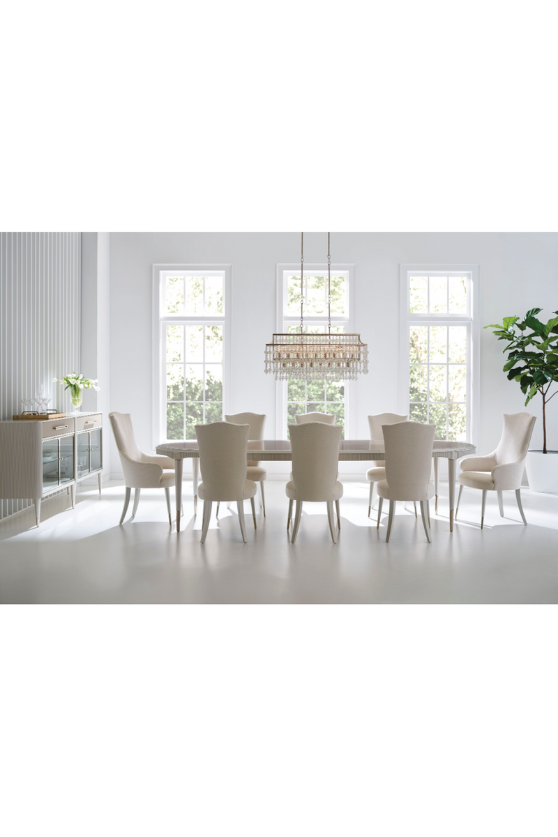 Cream Oval Dining Table | Caracole Love Feast | Woodfurniture.com