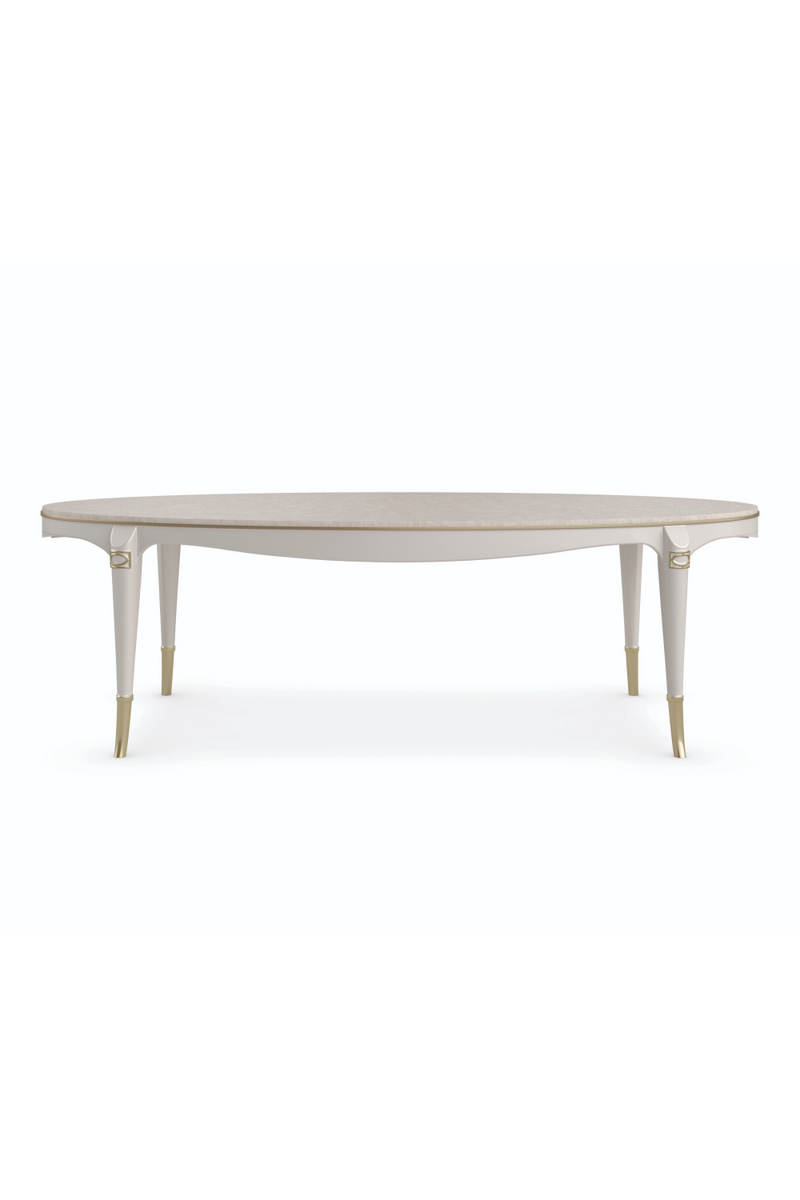 Cream Wooden Cocktail Table | Caracole Meet Your Match |  Woodfurniture.com